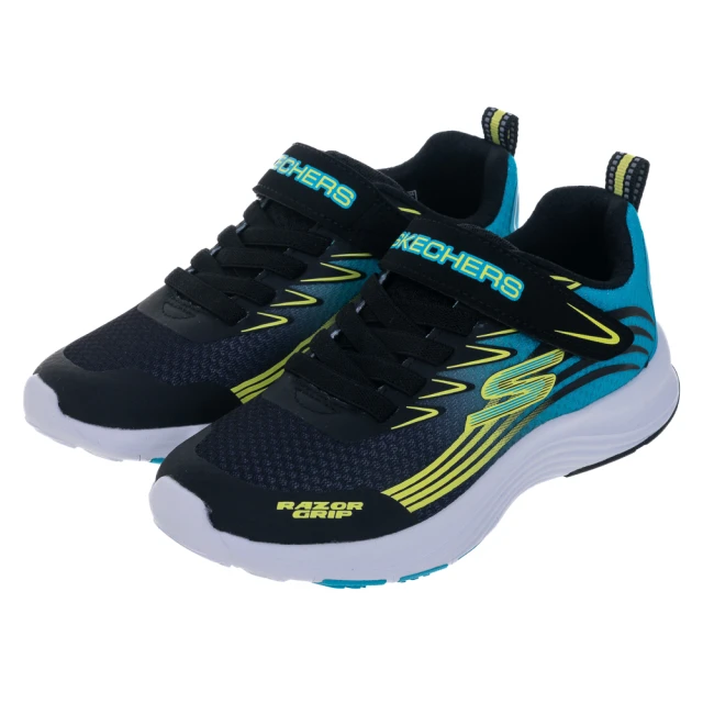 SKECHERS 男童系列 RAZOR GRIP(405108LBKTQ)