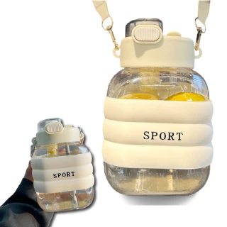 【質感小舖】大肚運動水壺(大容量 便攜 彈蓋吸管水瓶 茶漏 直飲杯 水杯 飲料杯 隨行杯 環保杯)