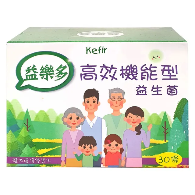 【益樂多】Kefir高效機能型益生菌顆粒 四盒120條入(240g 奶素)