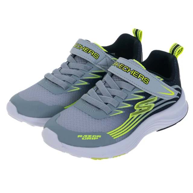 SKECHERS 男童系列 RAZOR GRIP(405108LLGBK)