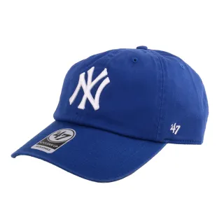 【NEW ERA】洋基白色NY繡線中性棒球帽(寶藍)