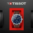 【TISSOT 天梭 官方授權】CHRONO XL 韻馳系列 三眼計時腕錶 / 45mm 母親節 禮物(T1166171604200)