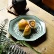 【Homely Zakka】日式復古浮雕花鳥陶瓷餐盤/西餐盤/牛排盤_大+小(餐具 餐碗 盤子 可微波 點心盤 水果盤)