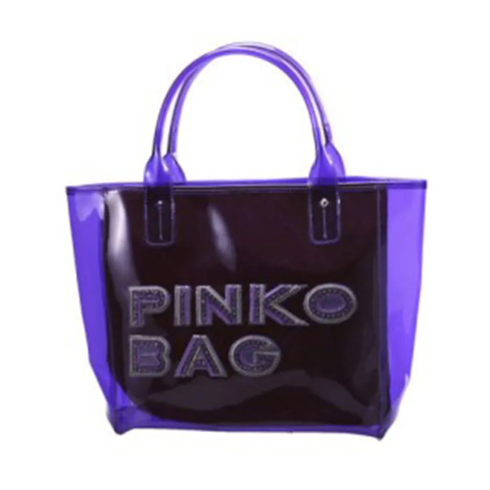 PINKO 夏日紫色透明水晶包12D035-J09-VIO