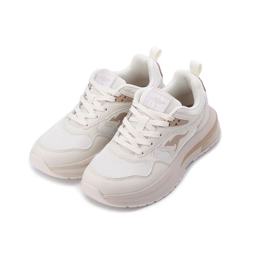 【KangaROOS】CAPSULE 2 氣墊慢跑鞋 米 女鞋 KW32271