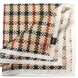 【DAKS】新款馬賽克格紋絲絹大款帕領巾(米色)