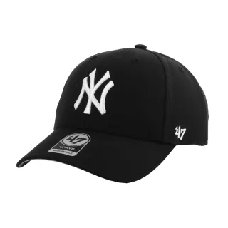 【NEW ERA】洋基NY白繡線第47章男性棒球帽(黑)