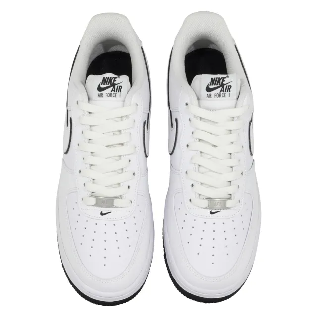 NIKE 耐吉】Nike Air Force 1 Low White Black 滾邊黑白黑經典運動休閒