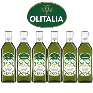 【Olitalia奧利塔】特級初榨橄欖油禮盒組(500mlx6瓶)