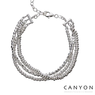 【CANYON】三種經典銀珠款式並排(三串式經典銀珠手鍊)