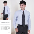 【JIA HUEI】長袖柔挺領男仕吸濕排汗襯衫 3158系列 細條紋藍(台灣製造)