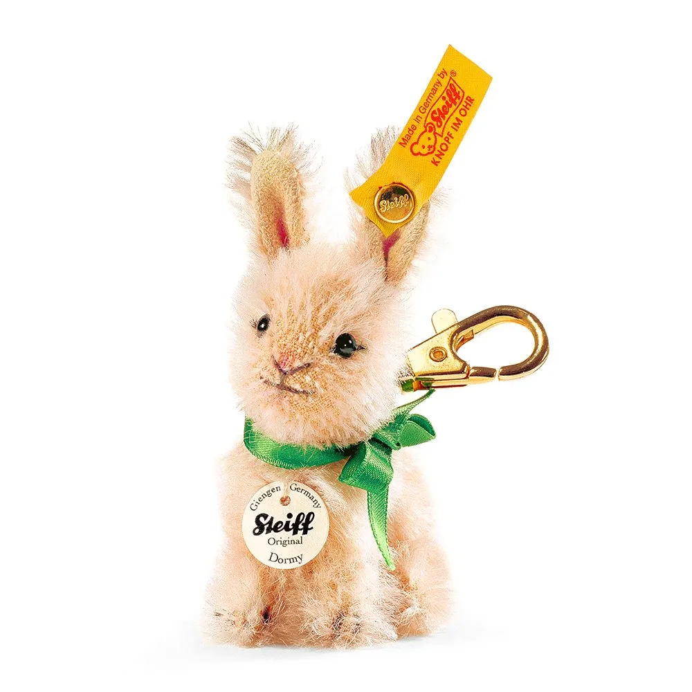 【STEIFF德國金耳釦泰迪熊】Dormy Rabbit  兔子吊飾(收藏版_黃標)