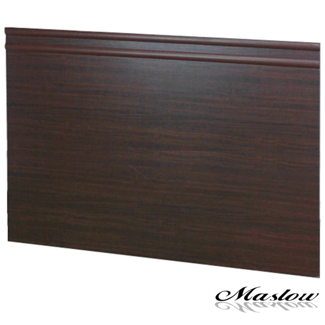 【Maslow】簡約胡桃木心板加高型單人3.5尺床頭片