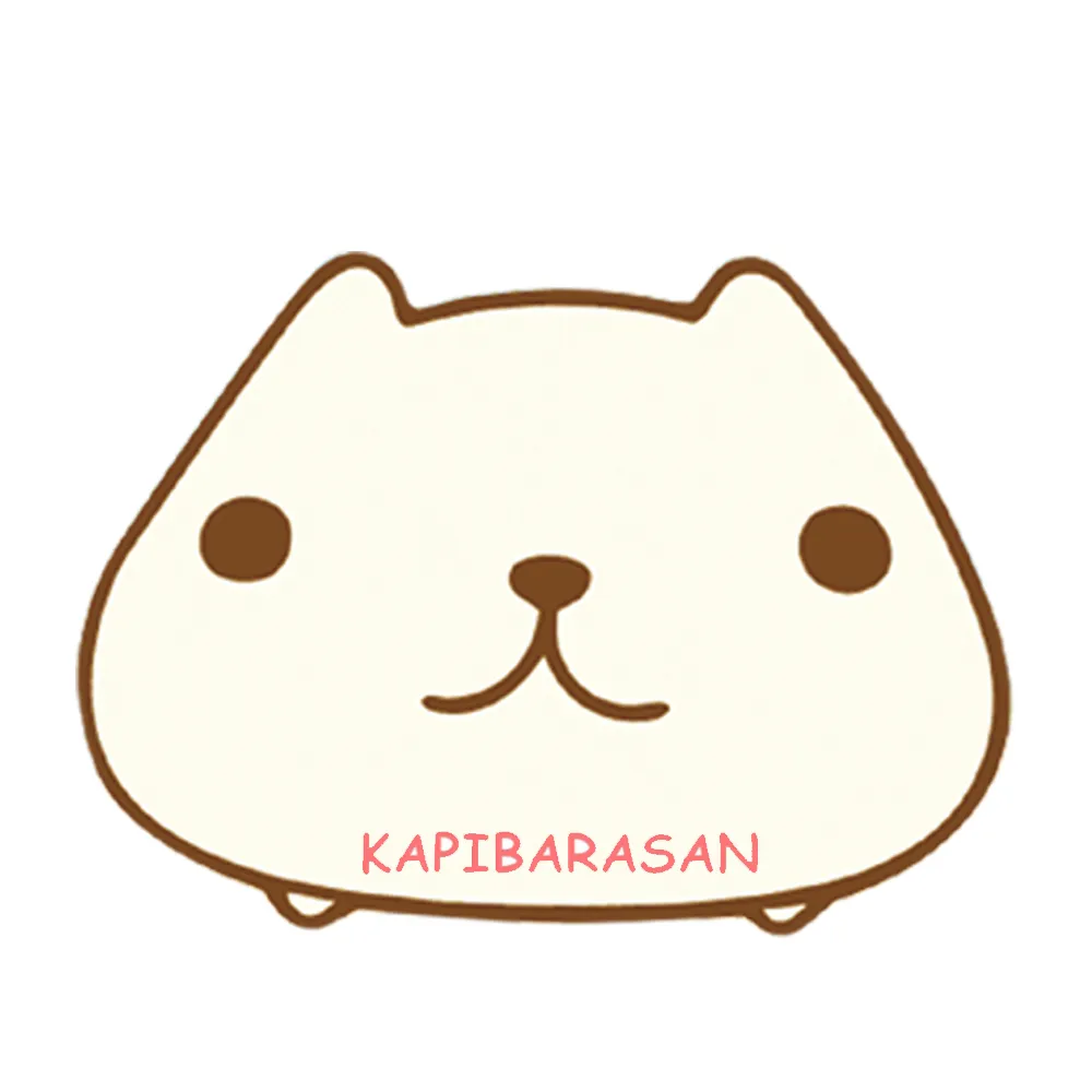 【Kapibarasan】水豚君防水便利袋(藍)