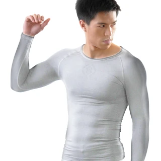 【Shaepr MAN】肌力機能衣(男性塑身衣-長袖/灰)