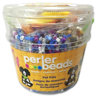【Perler 拼拼豆豆】我的寵物 8500 顆拼豆組合桶(造型板*3)