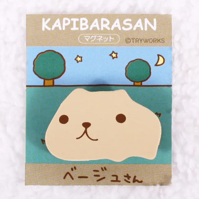 【Kapibarasan】水豚君田園系列造型吸鐵(共六款)