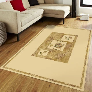 【范登伯格】比利時 芭比典雅絲質地毯-花舞(140x190cm)