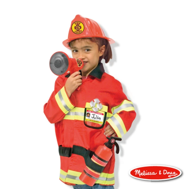 【Melissa & Doug 瑪莉莎】消防服裝扮遊戲組