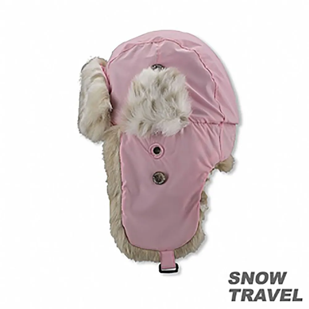 【SNOW TRAVEL】極地保暖遮耳帽(粉紅)