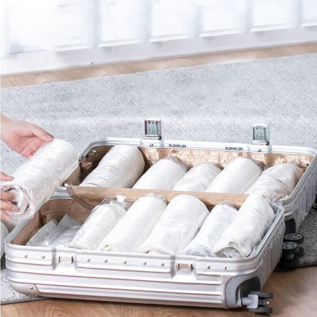 【悅生活】百特兔--寶被袋 兩用新式超真空壓縮袋超值12件組(壓縮袋 收納袋 台灣製 寶被袋)