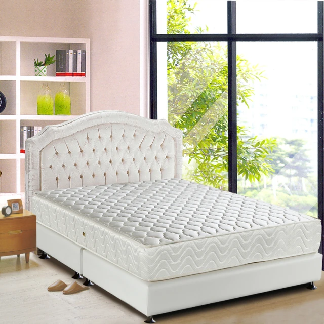 【睡芝寶】完美備高密度棉+3M防潑水-蜂巢式獨立筒床墊(加大六尺)