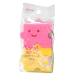 【日本AISEN】黏貼式小塊拼圖浴室洗臉台海綿刷(2包4入裝)