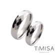 【TiMISA】格緻真愛-寬版 純鈦對戒