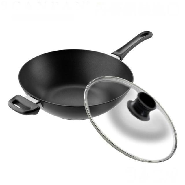 【SCANPAN】單柄炒鍋含蓋(36CM)