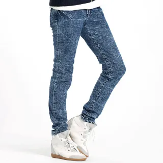 【BOBSON】女款30度雪俏小直筒褲(8024-53)