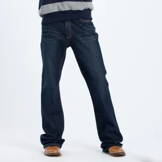 【BOBSON】男款貓鬚伸縮喇叭褲(9006-52)