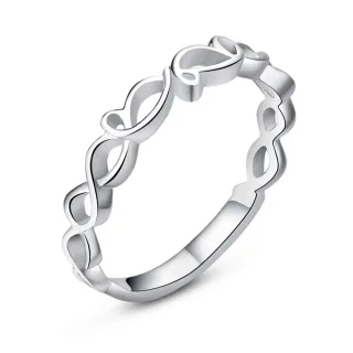 【Majalica】純銀戒指．尾戒．新年禮物(銀色)