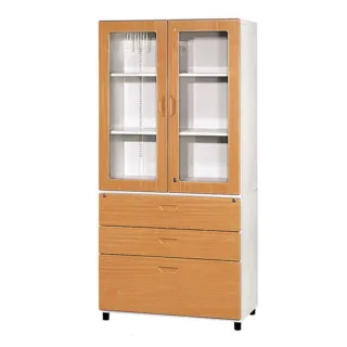 【時尚屋】鋼木牆櫃兩色可選(木紋色Y108-7、胡桃色Y109-1)