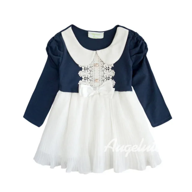 【BABY童衣】歐風氣質經典時尚女童連衣裙 37199(共一色)