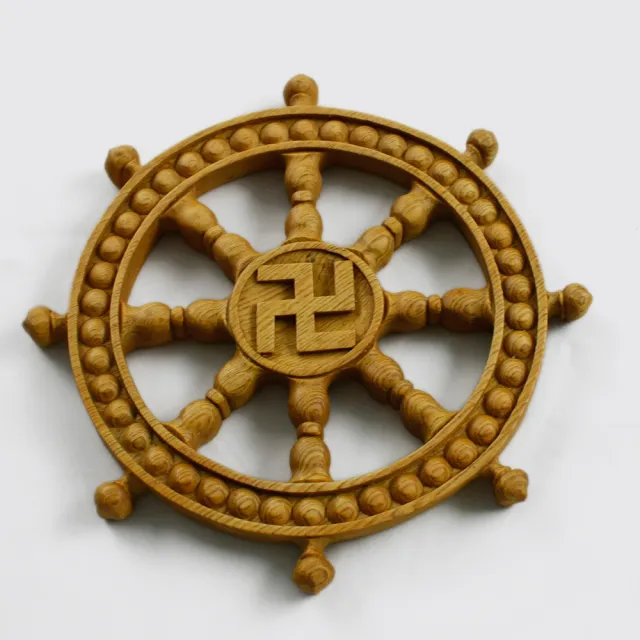 【荒木雕塑藝品】五寸法輪壁飾(B式)