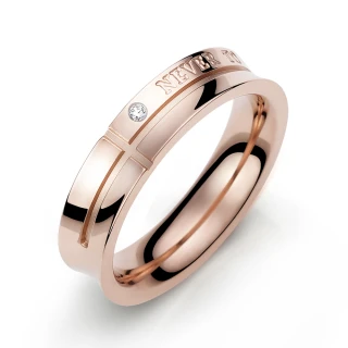 【GIUMKA】女戒指．堅定如一．送女友．玫金(新年禮物)