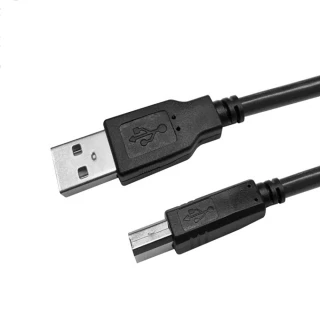 【Bravo-u】USB 2.0 傳真機印表機連接線/A公對B公(黑色1.5米- 2入)