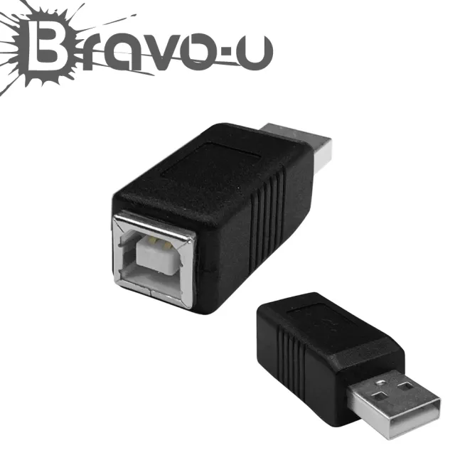 【Bravo-u】USB 2.0 A公對B母(印表機轉接頭)