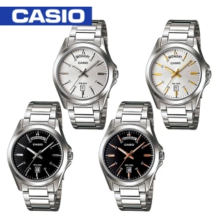 【CASIO 卡西歐】送禮首選-時尚指針型紳士男錶(MTP-1370D)