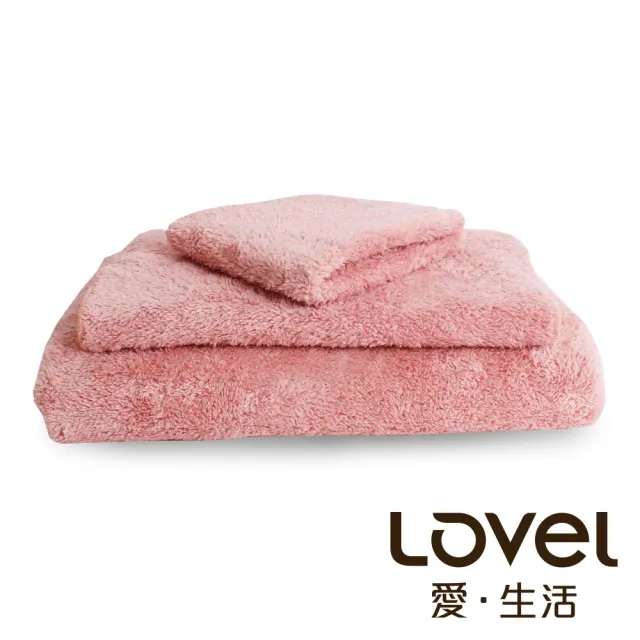 【Lovel】7倍強效吸水抗菌超細纖維浴巾/毛巾/方巾3件組(共9色)