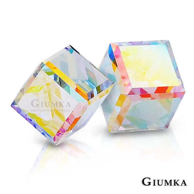 【GIUMKA】耳環．採用施華洛世奇水晶元素．七彩夢幻(送禮)