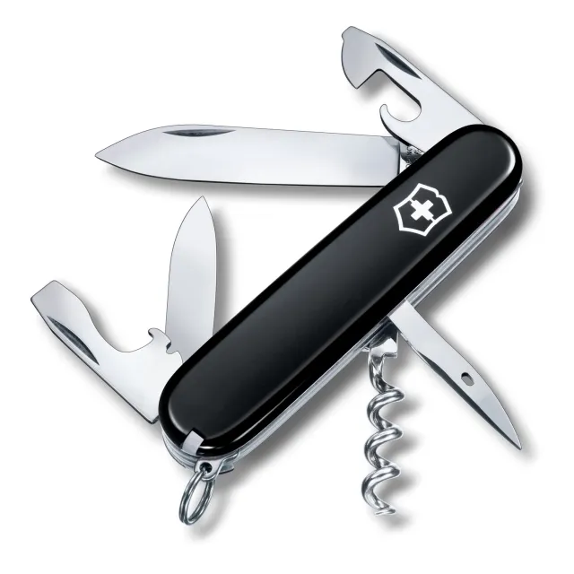 【VICTORINOX 瑞士維氏】勇武者12用 瑞士刀(黑)
