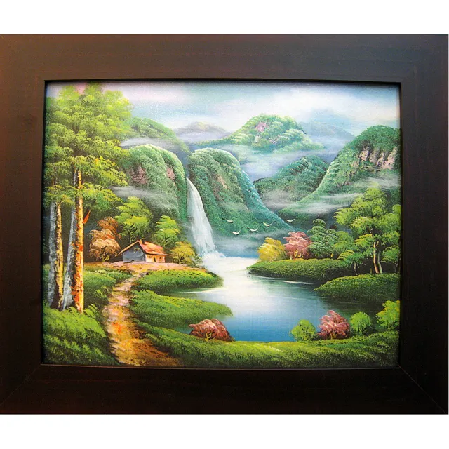 山水圖 開運陶源】開運化煞*山水畫*山水圖(38x32cm) - momo購物網- 好評推薦