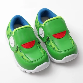 【Dr. Apple 機能童鞋】出清特賣x俏皮繽紛動物造型透氣童鞋(綠)