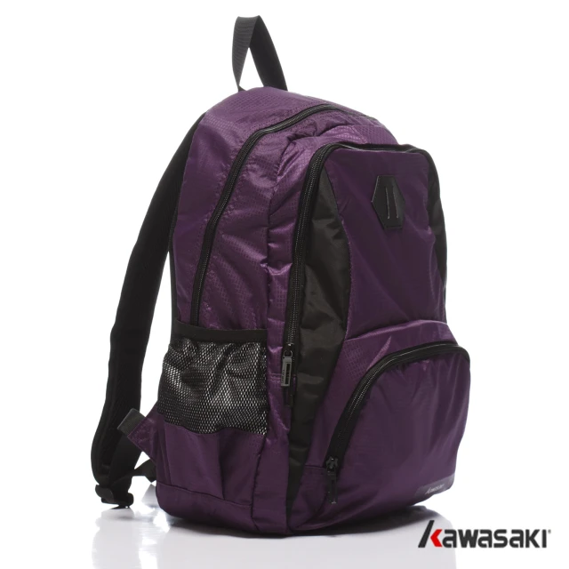 【KAWASAKI】超輕多功能平板電腦後背包(紫色)