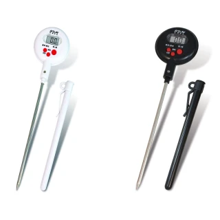 【Dr.AV】專業級多用途電子式料理 溫度計(GE-363D-黑白任選)