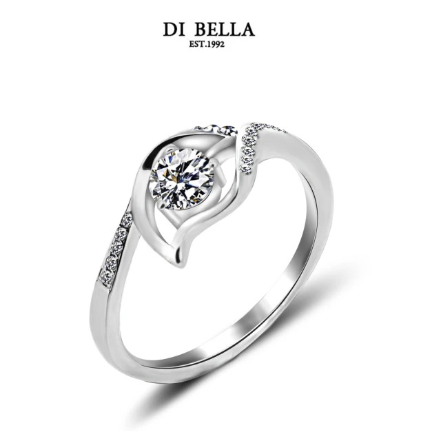 【DI BELLA】月桂女神 0.30克拉經典美鑽戒指