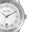【LOVME】摩登簡約時尚腕錶(白)