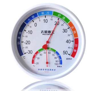 【太星電工】真安全健康管理溫濕度計(2入)