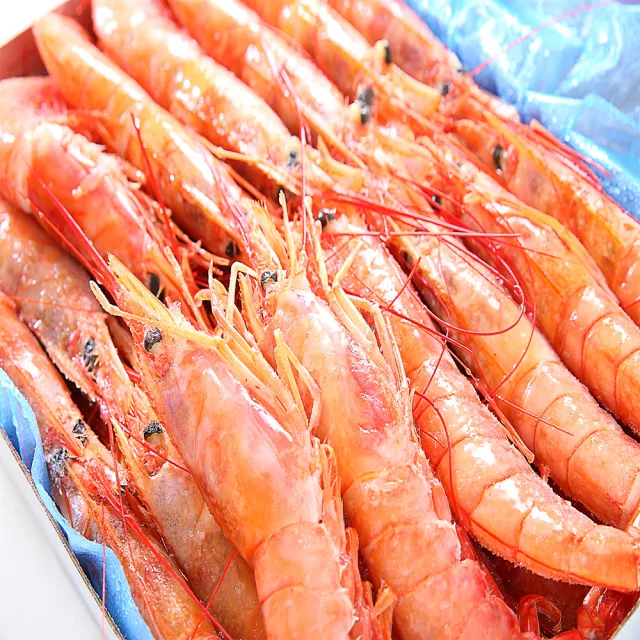 【華得水產】天使紅蝦1件組(2kg/盒/ 特大尾)